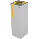 Alicante waste bin divider sticker, green dot, yellow