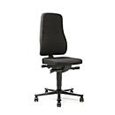 All-In-One 9643 swivel chair, fabric upholstery, black