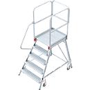 Alu-Rollpodest, einseitig, 5 Stufen