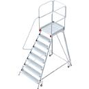 Alu-Rollpodest, einseitig, 8 Stufen