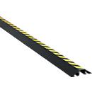Aluminium cable bridge, L 2000 mm, black/yellow