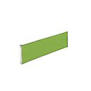 Aluna plus desk divider, 1200 x 400, green