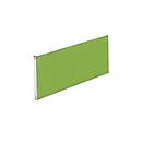 Aluna plus desk divider, 1200 x 600, green