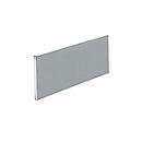 Aluna plus desk divider, 1200 x 600, grey