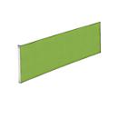 Aluna plus desk divider, 1600 x 600, green