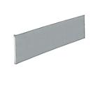 Aluna plus desk divider, 1800 x 600, grey