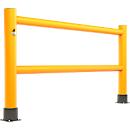 Ampere Handlauf Rack-Mammut® Flex, Kunststoff, L 4000 x H 1100 mm, verkehrsgelb