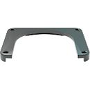 Ampere mobile Montageplatte für Einzel- und Doppelplanken Rack-Mammut®, Stahl, B 280/200 x T 260 x H 25 mm, schwarz