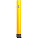 Ampere Rammschutz-Poller Rack-Mammut®, Kunststoff, Ø 144 x H 1100 mm, verkehrsgelb