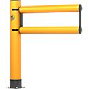 Ampere Schwingtür Rack-Mammut®, Kunststoff, Anschlag rechts, B 1000 x H 1100 mm, verkehrsgelb