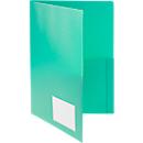 Angebotsmappe FolderSys, A4, 4 Taschen, Visitenkartentasche, Polypropylen, grün, 10 Stück
