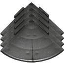 Angles pour grille de sol Yoga Rost®, noir, 4 p.