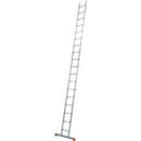Anlegeleiter Krause Sibilo, 1-teilig, 18 Sprossen, bis 150 kg, Fußstopfen, B 360 x T 80 x H 5200 mm, Aluminium