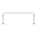 Anlehnbügel WSM, 2-seitig, B 1750 x T 48 x H 800 mm, Stahl verzinkt, zum Aufdübeln
