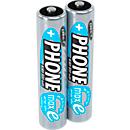 Ansmann DECT Phone batterij, micro AAA, 2 stuks