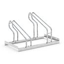 Aparcador vertical WSM, 1 cara, para neumáticos de hasta 55 mm de ancho, 700 x 538 x 415 mm de alto, acero galvanizado en caliente, 2 plazas, desmontado