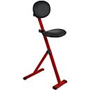 Apoio de pé, dobrável, armação vermelha