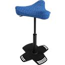 Apoyo de pie Topstar Sitness Falcon, móvil hacia todos los lados, altura del asiento regulable, azul