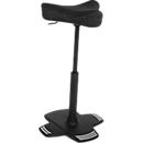 Apoyo de pie Topstar Sitness Falcon, móvil hacia todos los lados, altura del asiento regulable, negro