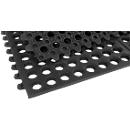 Arbeitsplatzmatte Yoga Octa Basic, offene Oberfläche, schwarz, 1 Stück