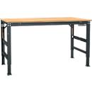 Arbeitstisch Ergo, Elektro-Hydraulik, Platte Multiplex, 1750 x 800 mm, anthrazit