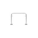 Arceau pour vélos WSM, 2 côtés, pour pneus jusqu'à 55 mm de large, l. 1000 x P 48 x H 800 mm, acier galvanisé, à cheviller