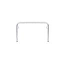 Arceau pour vélos WSM, 2 côtés, pour pneus jusqu'à 55 mm de large, l. 1250 x P 48 x H 800 mm, acier galvanisé, à bétonner