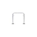 Arceau pour vélos WSM, 2 côtés, pour pneus jusqu'à 55 mm de large, l. 750 x P 48 x H 800 mm, acier galvanisé, à cheviller