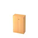 Archiefkast, 3 ordnerhoogten, B 800 x D 420 x H 1270 mm, afsluitbaar, beukenpatroon