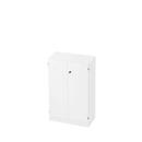 Archiefkast 3 ordnerhoogten, B 800 x D 420 x H 1270 mm, afsluitbaar, wit/wit