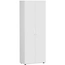 Archiefkast ALICANTE, 6 ordnerhoogten, 5 legborden, afsluitbaar, B 800 x D 400 x H 2160 mm, lichtgrijs