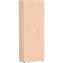 Archiefkast PALENQUE, 6 ordnerhoogten, afsluitbaar, B 800 x D 420 x H 2160 mm, beukenpatroon