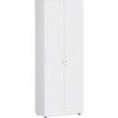 Archiefkast PALENQUE, 6 ordnerhoogten, afsluitbaar, B 800 x D 420 x H 2160 mm, wit