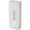 Archiefkast TARVIS, met handgreep zonder slot, 5 ordnerhoogten, B 800 x D 420 x H 2004 mm, lichtgrijs
