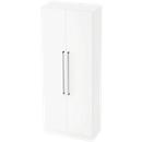 Archiefkast TARVIS, met handgreep zonder slot, 5 ordnerhoogten, B 800 x D 420 x H 2004 mm, wit