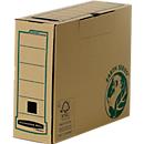 Archivschachtel Bankers Box® Earth, DIN A4, Rückenbreite 100 mm, 100 % Recycling-Karton, 20 Stück