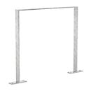 Arco de encosto da Série 9700 sem conector em joelho, galvanizado