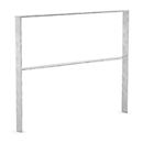 Arco de encosto da Série 9800 com conector em joelho, galvanizado