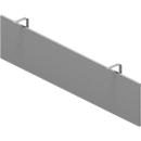 ARLON-OFFICE privacyscherm, geschikt voor Arlon Office bureaus, breedte 1600 mm, lichtgrijs
