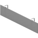 ARLON-OFFICE privacyscherm, geschikt voor Arlon Office bureaus, breedte 1800 mm, lichtgrijs