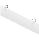 ARLON-OFFICE privacyscherm, geschikt voor Arlon Office bureaus, breedte 1800 mm, wit
