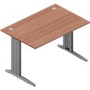 ARLON-OFFICE writing desk, W 1200 x D 800 x H 730 mm, Canaletto walnut, with a wide range of drawers and drawers.