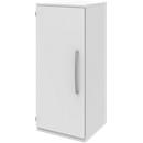 Armario archivador BARI, 3 AA, 2 estantes, bisagra de puerta a la izquierda, An 427 x P 430 x Al 1117 mm, blanco