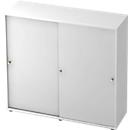 Armario con puertas correderas TOPAS LINE, 3 OH, blanco/blanco