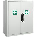 Armario de emergencia metálico, ancho 670 x fondo 260 x alto 780 mm, sin contenido