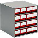 Armário de gavetas TRESTON 1640, 16 gavetas, P 400 mm