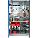 Armário de material MS 2409, painéis perfurados contínuos, A 1935 mm