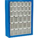 Armário de parede MultiStore, 665 x 250 x 900 mm, 33 gavetas