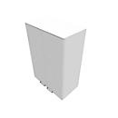 Armario de puertas batientes SOLUS PLAY, 3 AA, tirador abajo, An 800 x P 440 x Al 1122 mm, blanco