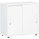 Armario de puertas correderas PALENQUE, 2 AA, An 800 x P 400 x Al 752 mm, blanco